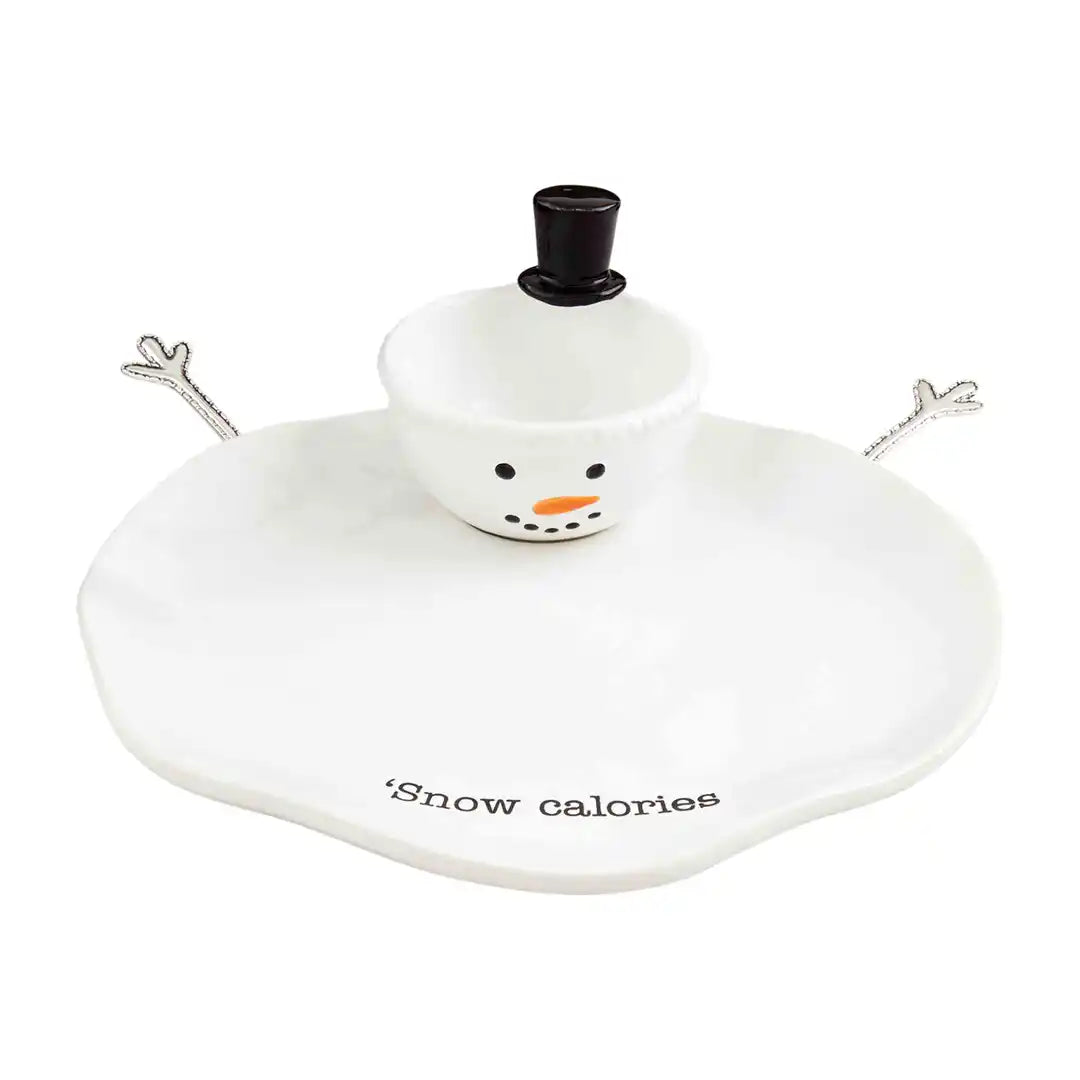 Melt Snowman Chip and Dip Honeysuckle Rose Boutique