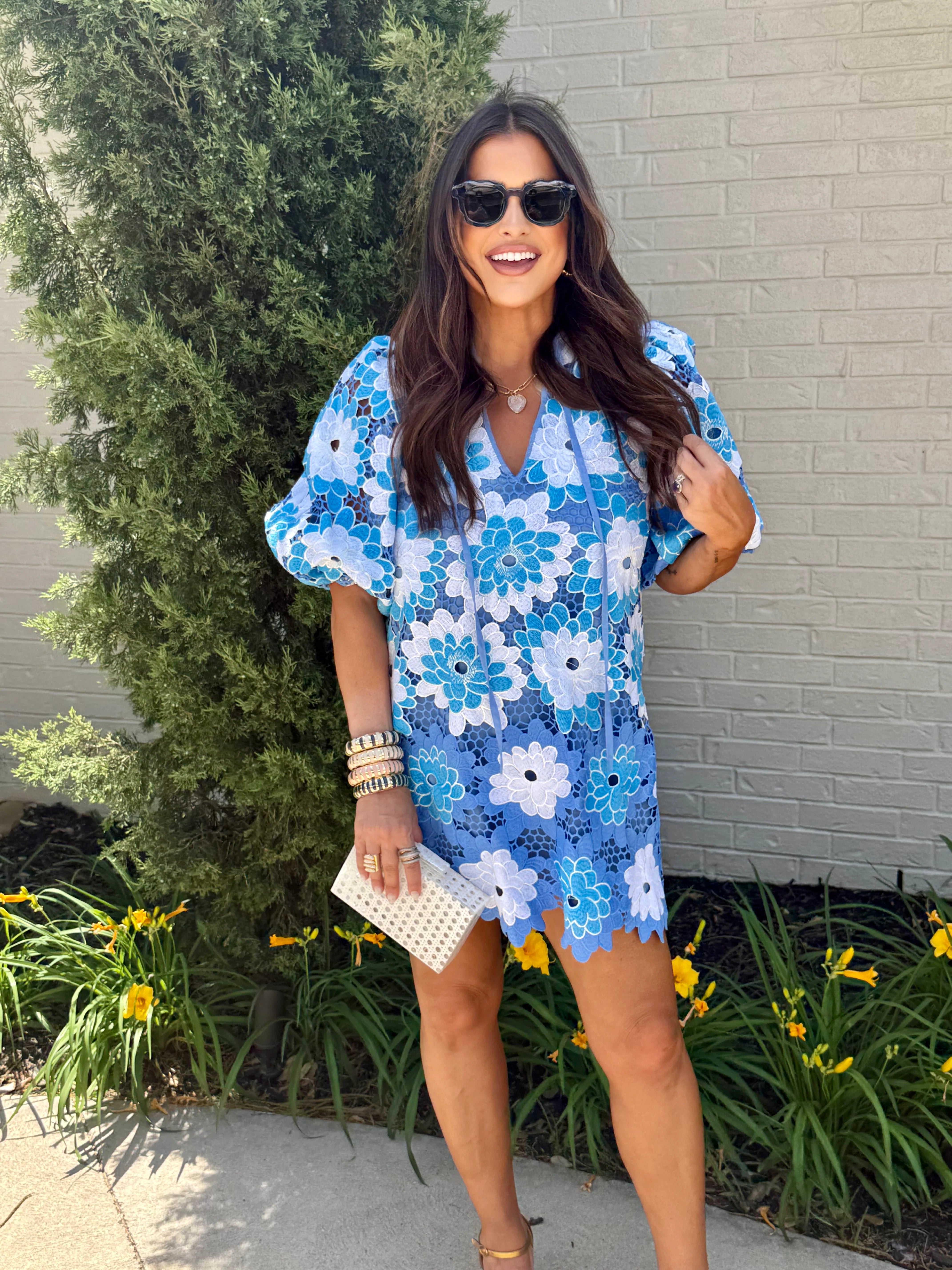 Deb Blue Bonnet Mini Dress Xs Deb Blue Bonnet Mini Dress Xs