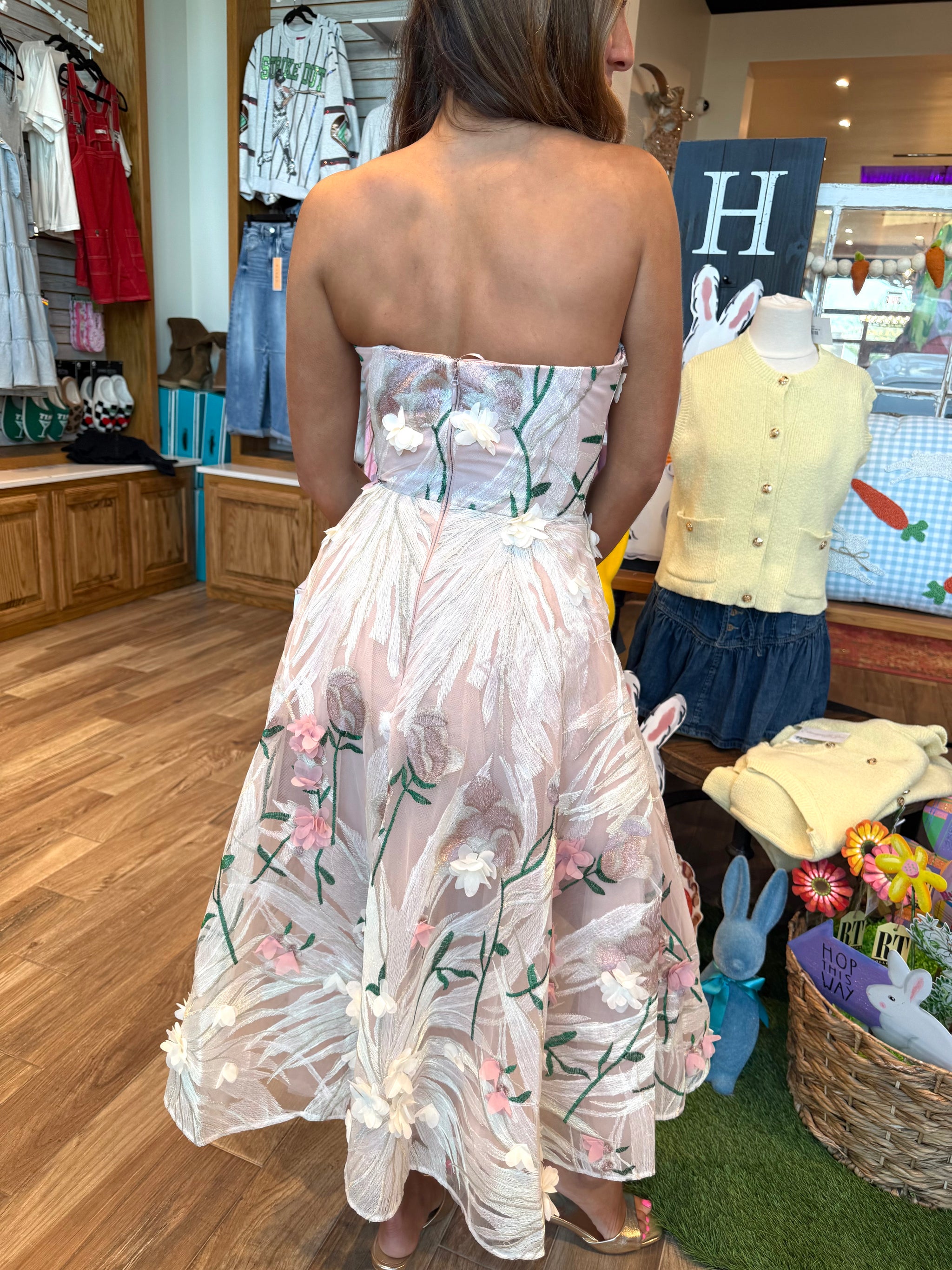 open lace back dress Kailyn Dress