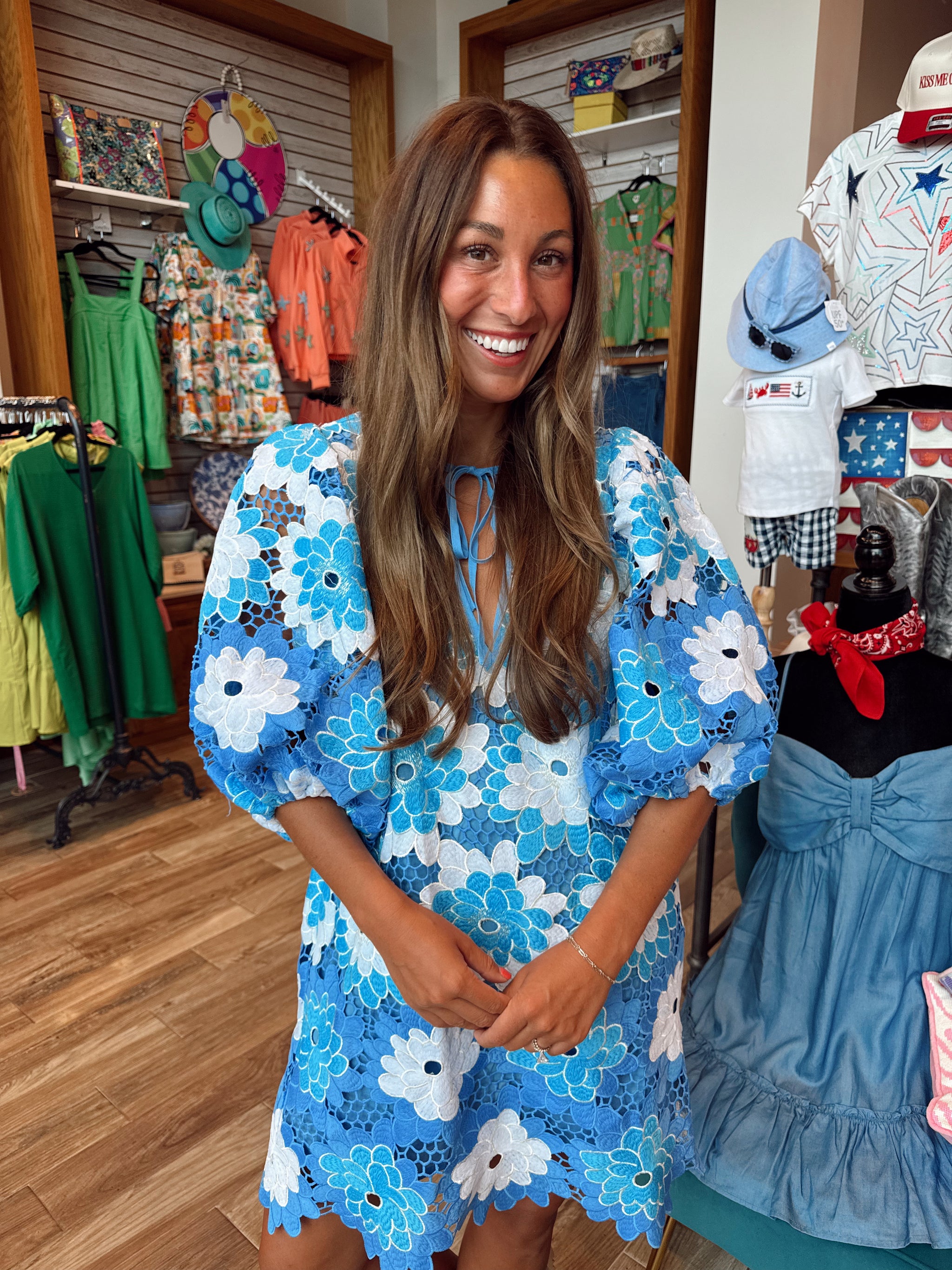 blue bonnet dress Bluebonnet Dress