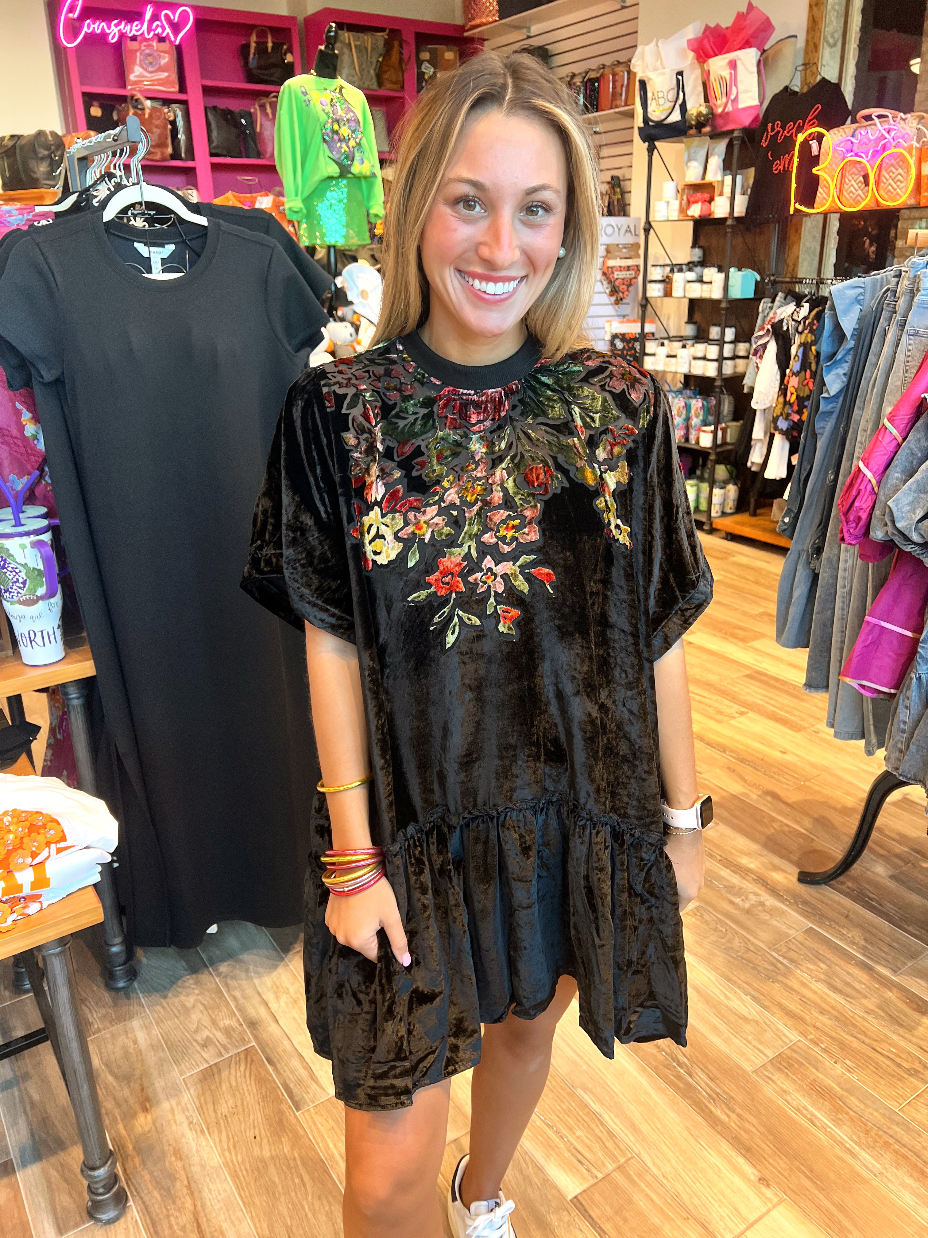 Free People Sweet Echoes Velvet Mini Dress - Golden Latte Combo Free People Sweet Echoes Velvet Mini Dress - Golden Latte Combo