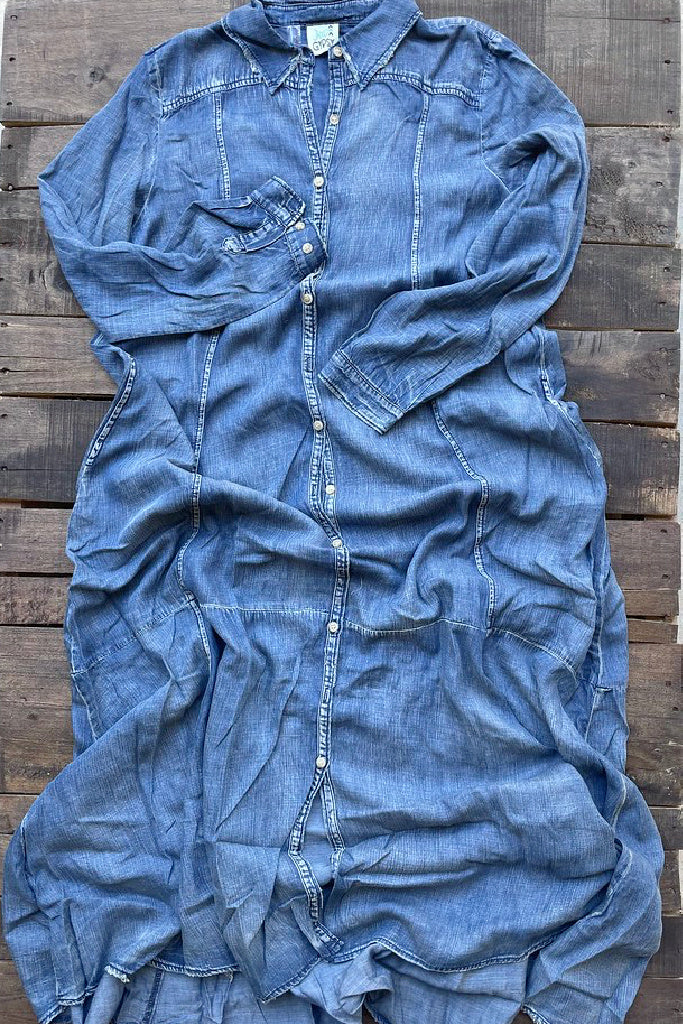 jaded denim dress Jaded London Steel City Belted Denim Mini Dress