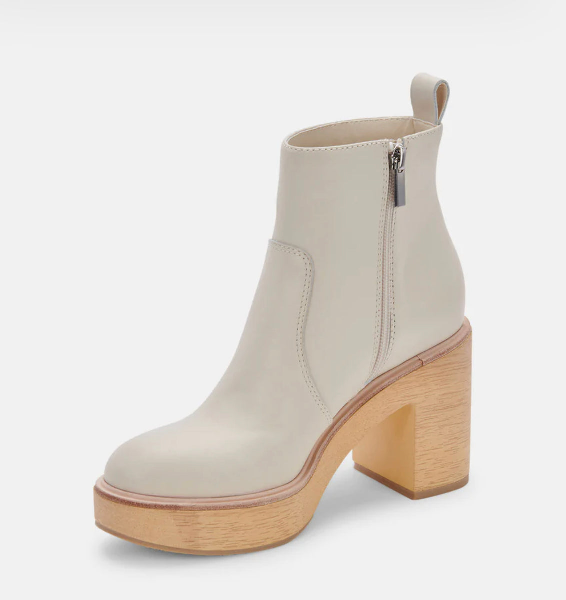 Cecile Boots - Ivory Leather – Honeysuckle Rose Boutique